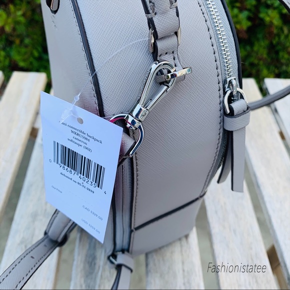 Kate spade Mini backpack convertible gray - Picture 4 of 4